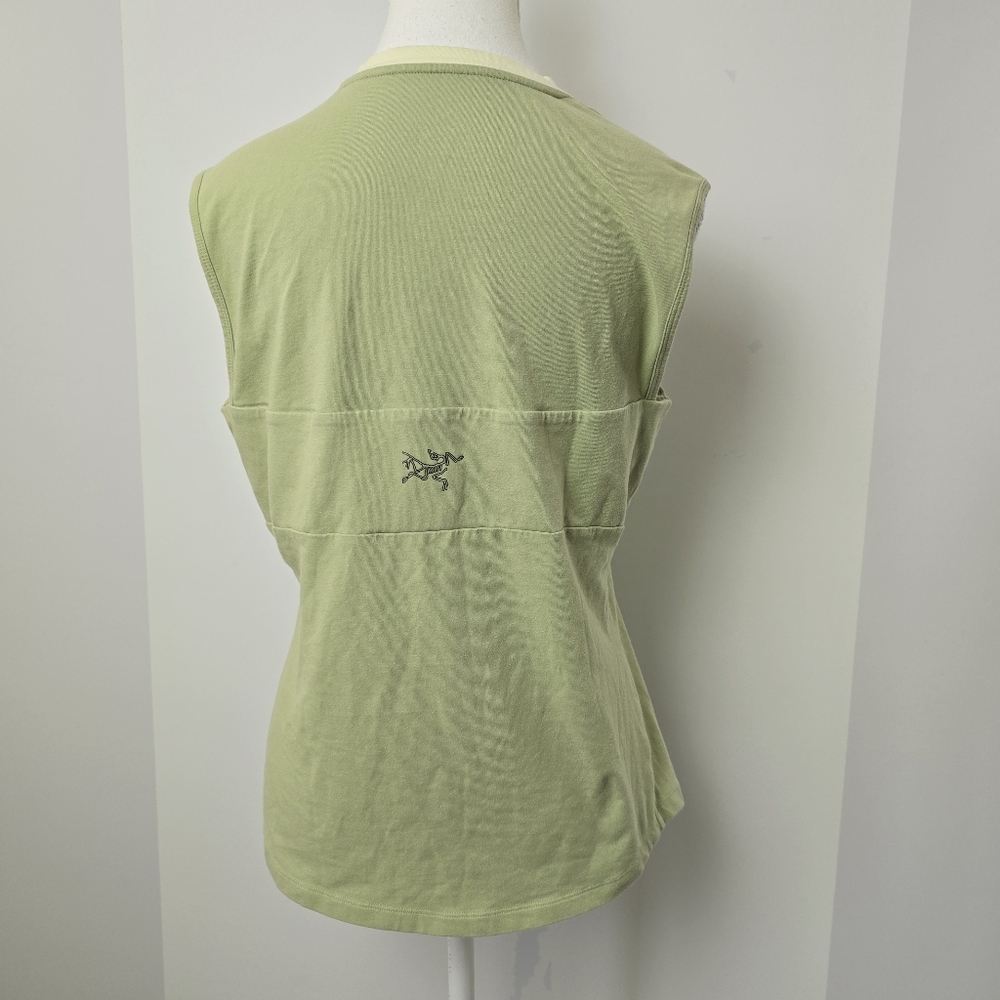 Arc'teryx Women’s Light Green Square Neck Tank Top Size Large Athletic - Picture 3 of 6